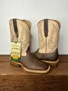 Men's R Watson Ivory Cowhide & Mad Brown Goat Boots-Men's Boots-R. Watson-Lucky J Boots & More, Women's, Men's, & Kids Western Store Located in Carthage, MO