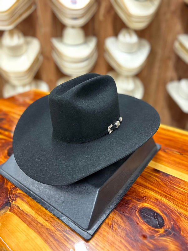 Resistol 100% Pure Beaver 07 Black 4 1/4" Brim Felt Hat-Cowboy Hats-Resistol-Lucky J Boots & More, Women's, Men's, & Kids Western Store Located in Carthage, MO