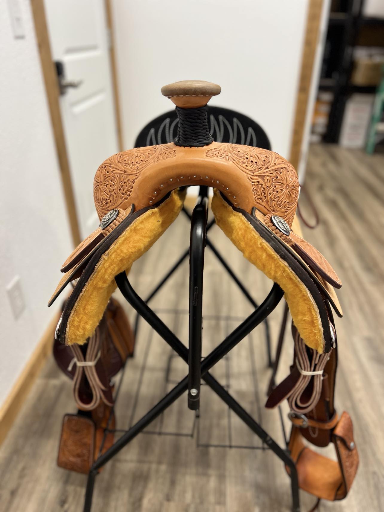 Trent Ward Platinum Roper Saddle ISPR516-24-Saddle-Trent Ward-Lucky J Boots & More, Women's, Men's, & Kids Western Store Located in Carthage, MO