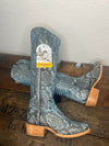 Women's R. Watson Denim Python Boots-Women's Boots-R. Watson-Lucky J Boots & More, Women's, Men's, & Kids Western Store Located in Carthage, MO