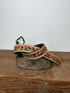 Ranger Belt Co. Natural Tooled Kid's Belt-Kids Belts-WESTERN FASHION ACCESSORIES-Lucky J Boots & More, Women's, Men's, & Kids Western Store Located in Carthage, MO