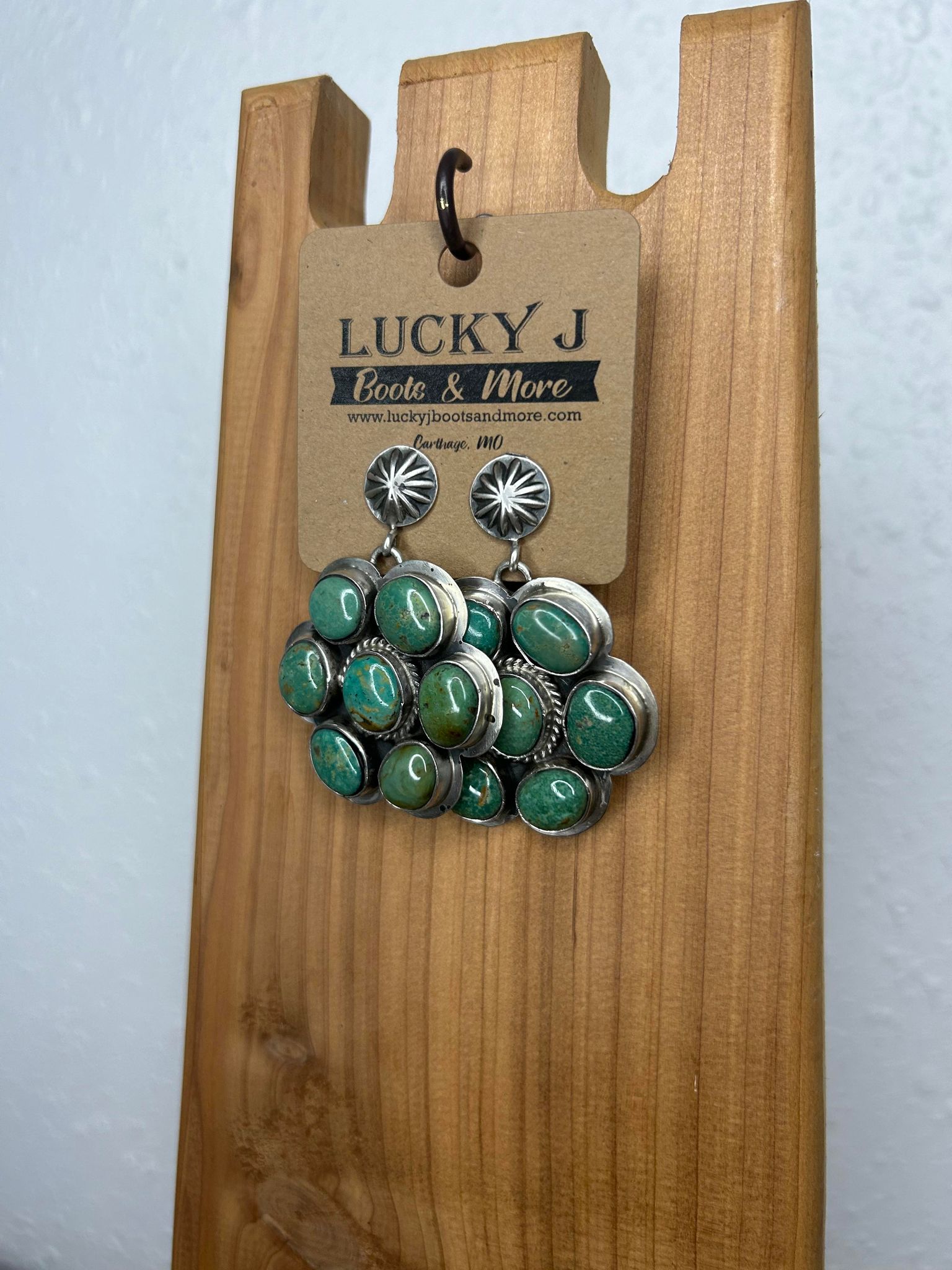 Autumn Earrings-Earrings-LJ Turquoise-Lucky J Boots & More, Women's, Men's, & Kids Western Store Located in Carthage, MO