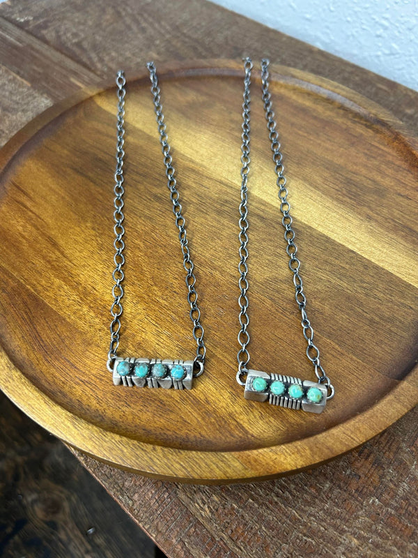 Eva Necklace-Necklaces-LJ Turquoise-Lucky J Boots & More, Women's, Men's, & Kids Western Store Located in Carthage, MO