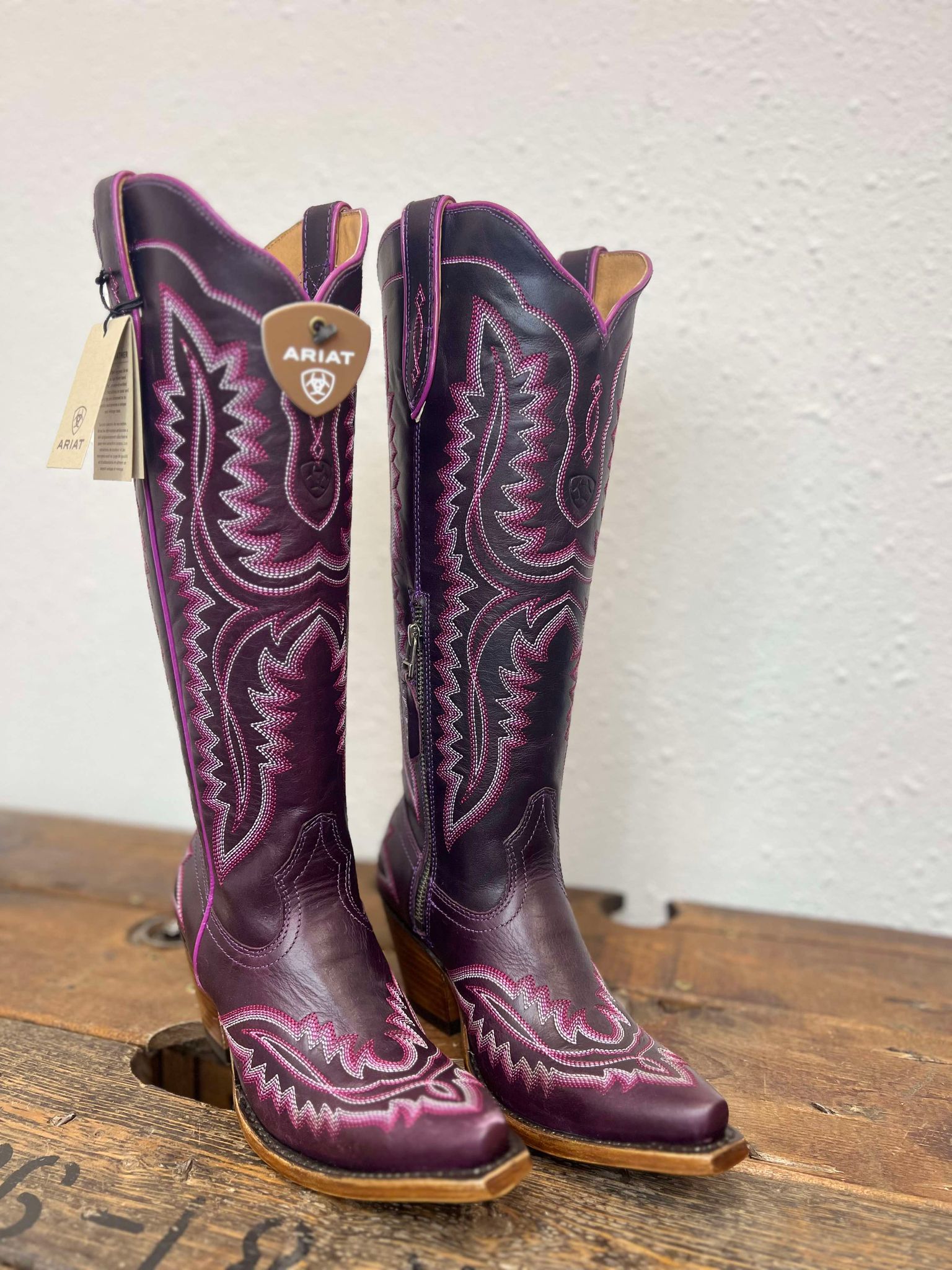 Women's Ariat Deep Amethyst Casanova Boots-Women's Boots-Ariat-Lucky J Boots & More, Women's, Men's, & Kids Western Store Located in Carthage, MO