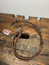 Leather Barrel Reins 3/4" W/ Chocolate Lace-Reins-Equibrand-Lucky J Boots & More, Women's, Men's, & Kids Western Store Located in Carthage, MO