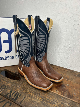 Women's Anderson Bean Kango Tobacco Smooth Quill Ostrich Boot-Women's Boots-Anderson Bean-Lucky J Boots & More, Women's, Men's, & Kids Western Store Located in Carthage, MO