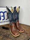 Men's Anderson Bean Kango Tobacco Smooth Quill/ Regal Blue Kidskin-Men's Boots-Anderson Bean-Lucky J Boots & More, Women's, Men's, & Kids Western Store Located in Carthage, MO