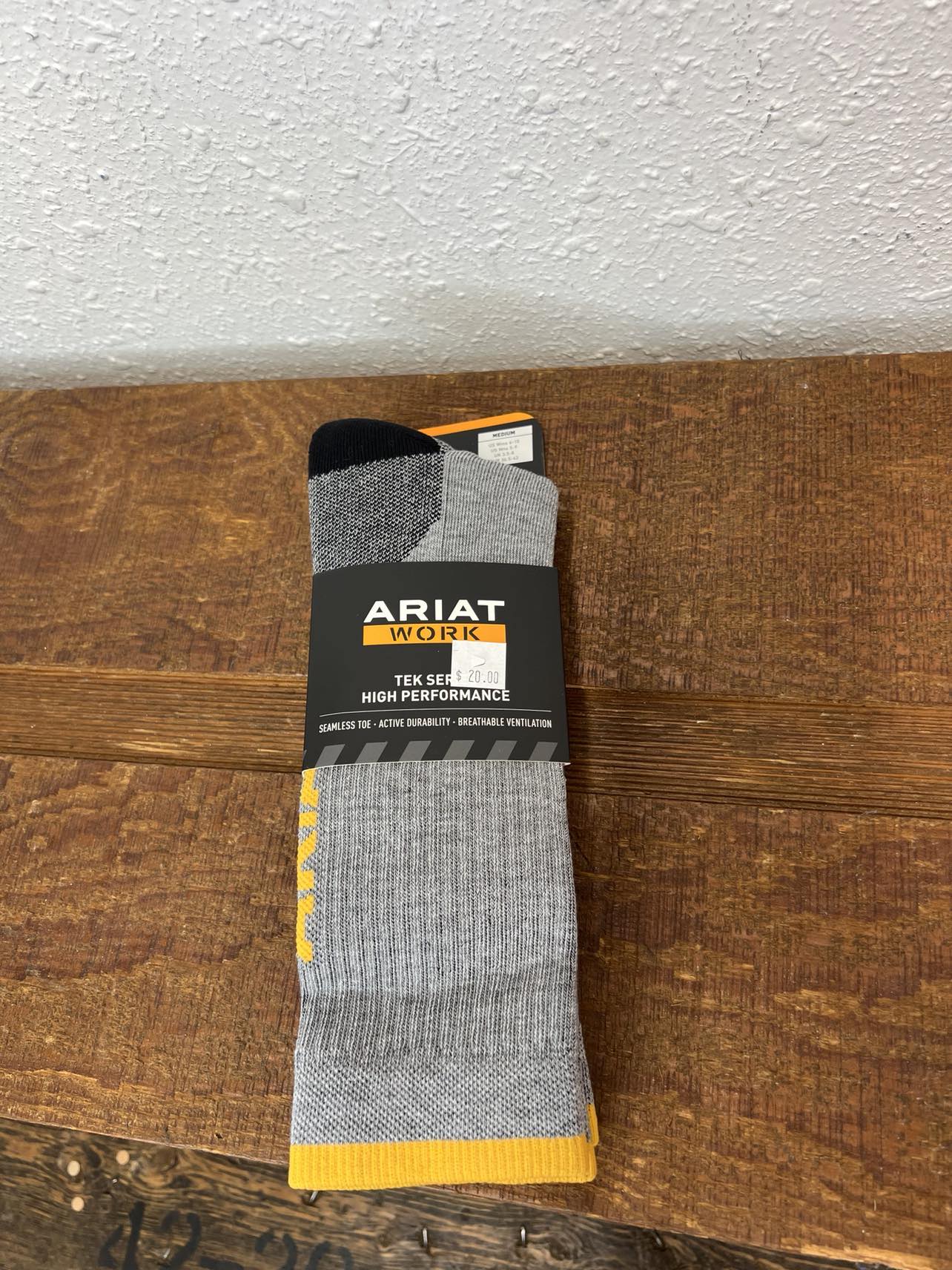 Ariat Work TEK Series High Performance Socks 2777-Socks-Nester Hosiery, LLC-Lucky J Boots & More, Women's, Men's, & Kids Western Store Located in Carthage, MO