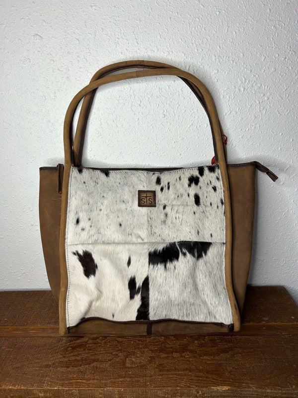 STS Cowhide Betty Tote-Handbags-Carrol STS Ranchwear-Lucky J Boots & More, Women's, Men's, & Kids Western Store Located in Carthage, MO