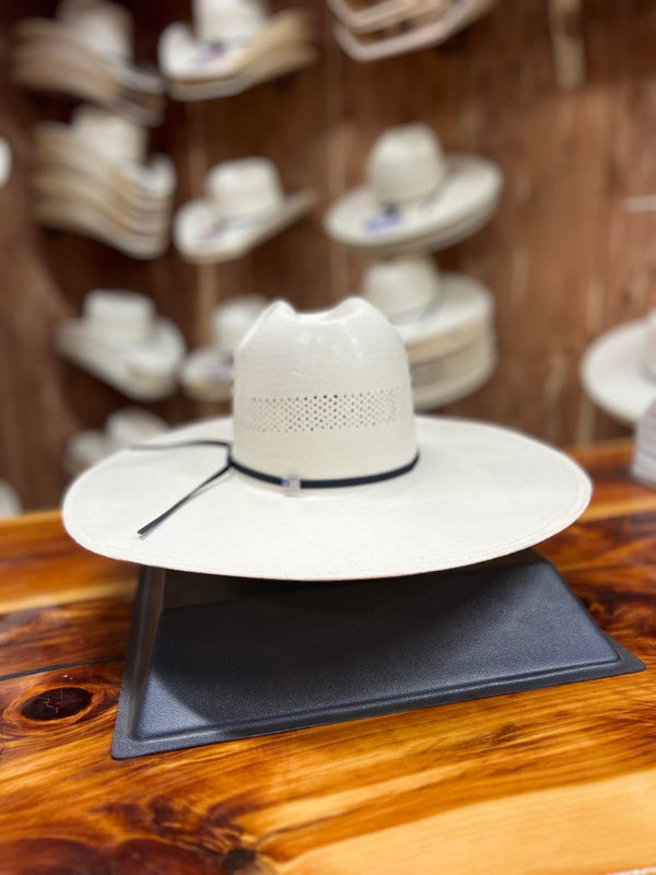 American 7104 S-117 Straw Hat 5" Brim FZ-Straw Cowboy Hats-American Hat Co.-Lucky J Boots & More, Women's, Men's, & Kids Western Store Located in Carthage, MO