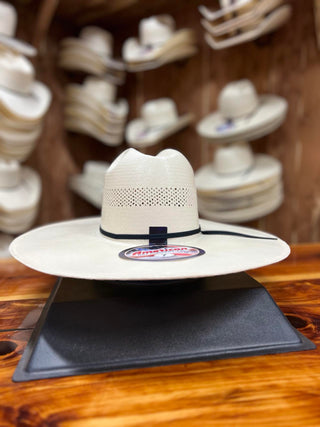 American 7104 S-117 Straw Hat 5" Brim FZ-Straw Cowboy Hats-American Hat Co.-Lucky J Boots & More, Women's, Men's, & Kids Western Store Located in Carthage, MO