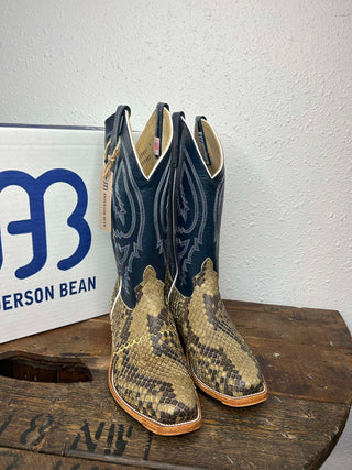 Men's Anderson Bean Natural Matte Giant Python Boots-Men's Boots-Anderson Bean-Lucky J Boots & More, Women's, Men's, & Kids Western Store Located in Carthage, MO