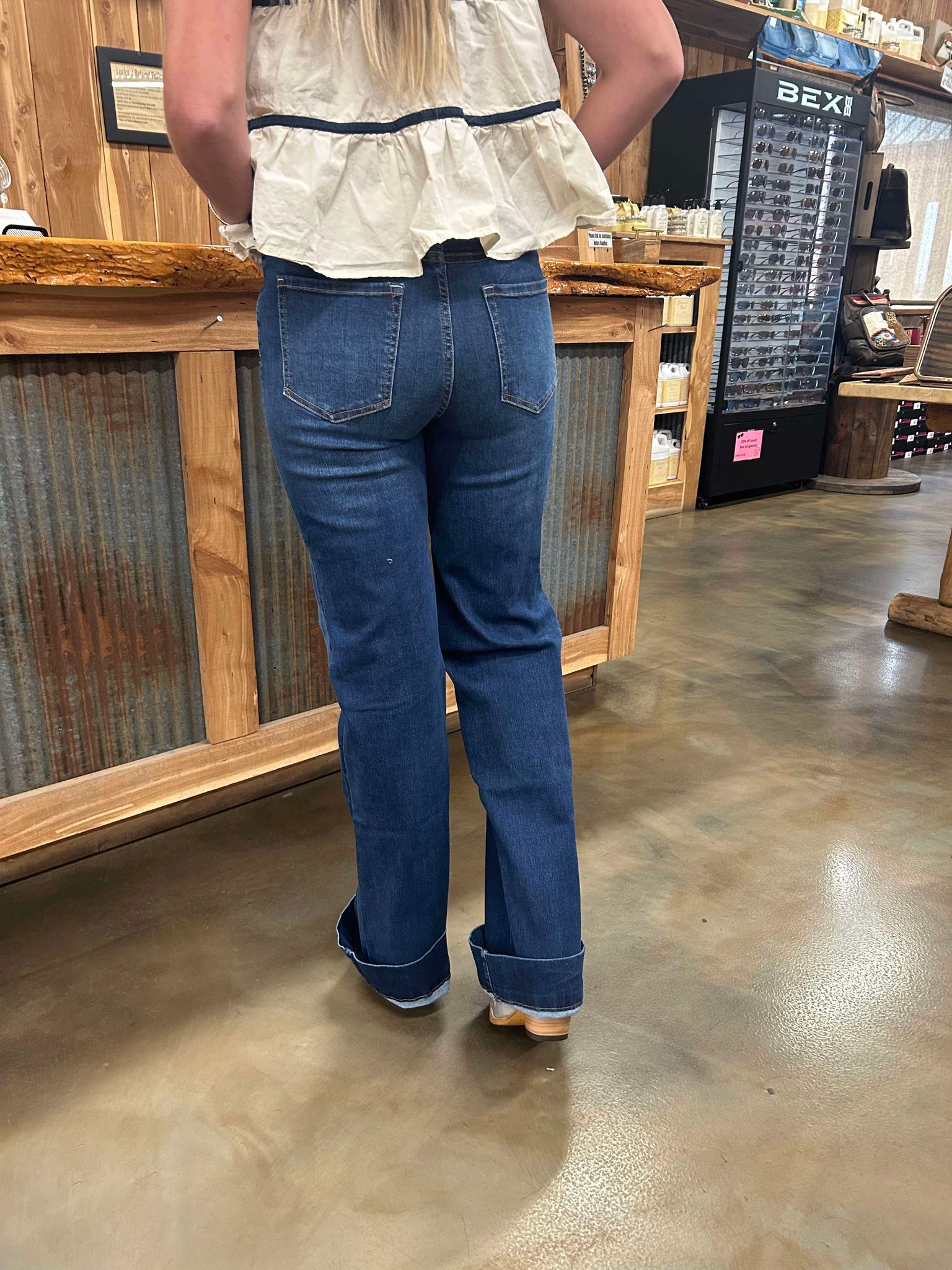 Women's Shay High Rise Trouser by Stetson-Women's Denim-Stetson-Lucky J Boots & More, Women's, Men's, & Kids Western Store Located in Carthage, MO