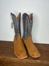 Men's Horse Power Ginger Suede & Navy Goat Boots-Men's Boots-Horse Power-Lucky J Boots & More, Women's, Men's, & Kids Western Store Located in Carthage, MO