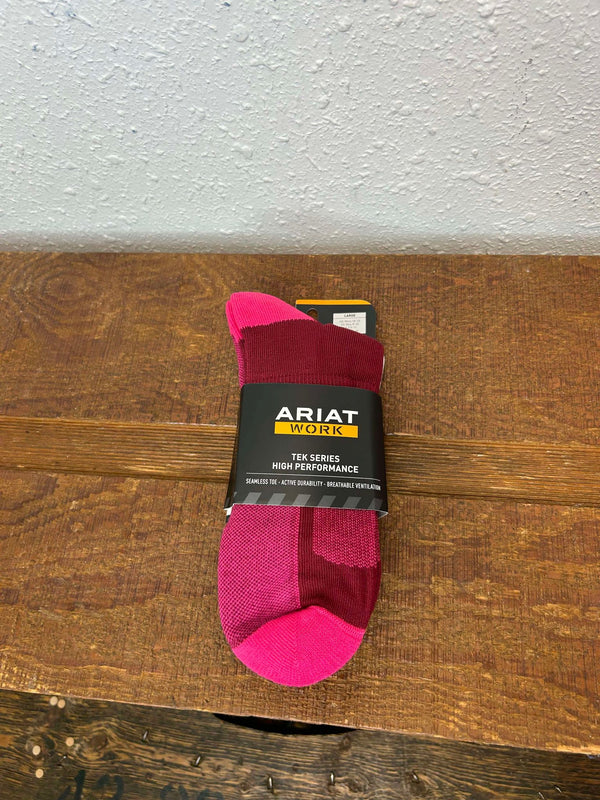 Ariat Work TEK Series High Performance Socks 3956-Socks-Nester Hosiery, LLC-Lucky J Boots & More, Women's, Men's, & Kids Western Store Located in Carthage, MO