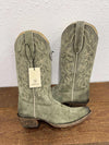 Women's Ariat Jukebox Western Boot in Soft Olive Suede-Women's Boots-Ariat-Lucky J Boots & More, Women's, Men's, & Kids Western Store Located in Carthage, MO