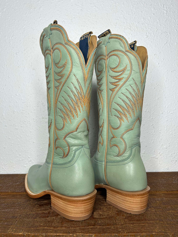 Women's Hyer Leawood Robin's Egg Boots-Women's Boots-HYER Boots-Lucky J Boots & More, Women's, Men's, & Kids Western Store Located in Carthage, MO