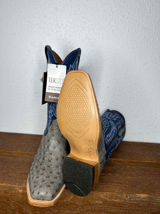 Men's Ariat Futurity Relentless Full Quill Ostrich Boot-Men's Boots-Ariat-Lucky J Boots & More, Women's, Men's, & Kids Western Store Located in Carthage, MO