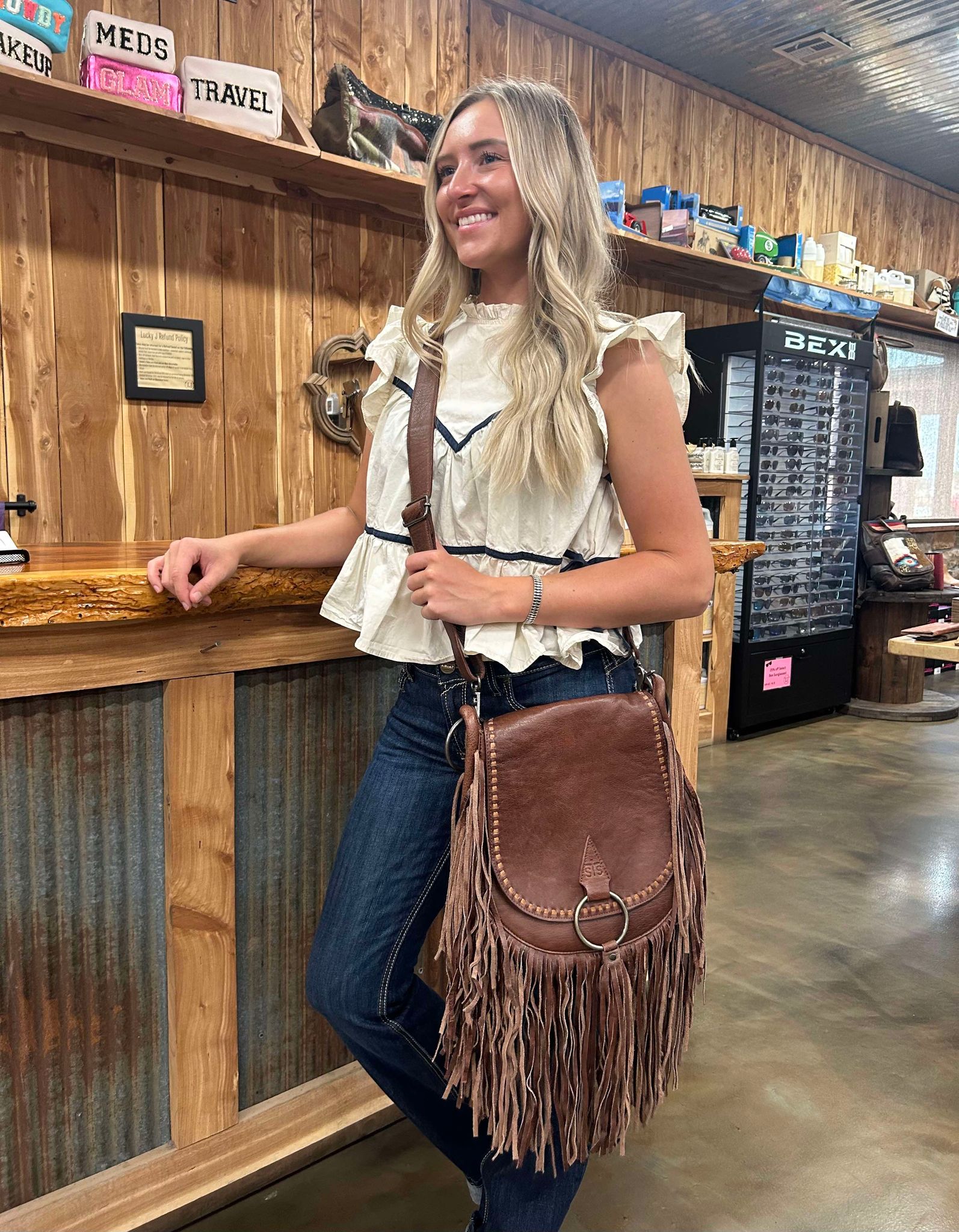 STS Indie Saddle Bag-Crossbody bag-Carrol STS Ranchwear-Lucky J Boots & More, Women's, Men's, & Kids Western Store Located in Carthage, MO