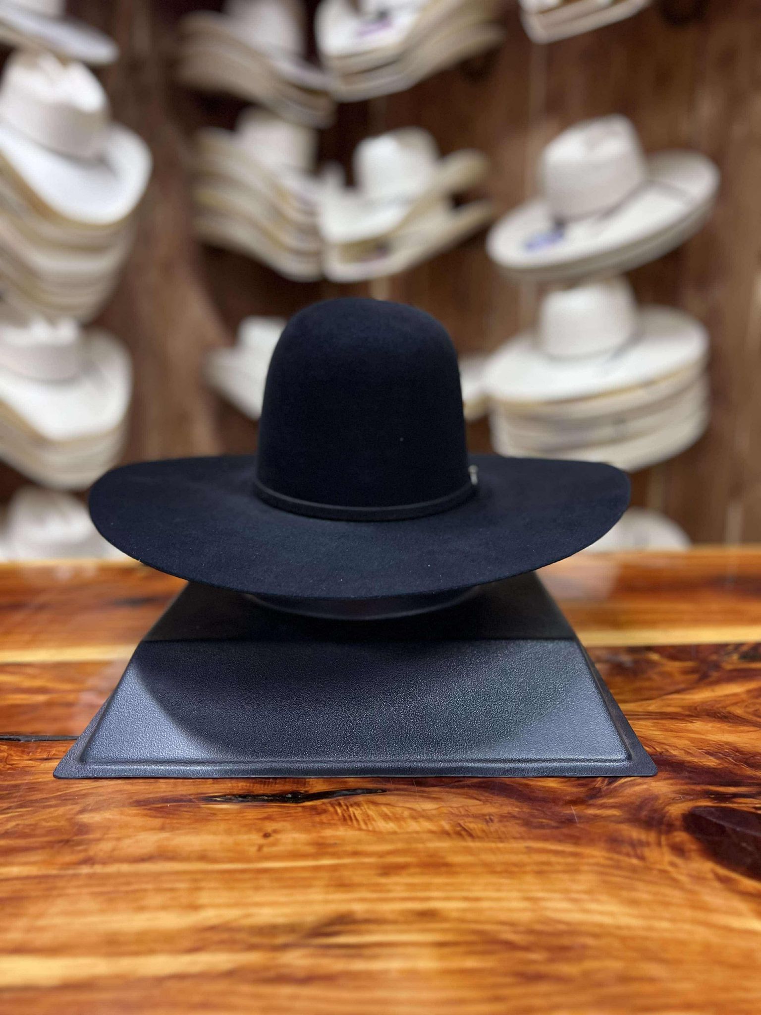 Rodeo King 10X Black Felt Hat-Felt Cowboy Hats-Rodeo King-Lucky J Boots & More, Women's, Men's, & Kids Western Store Located in Carthage, MO