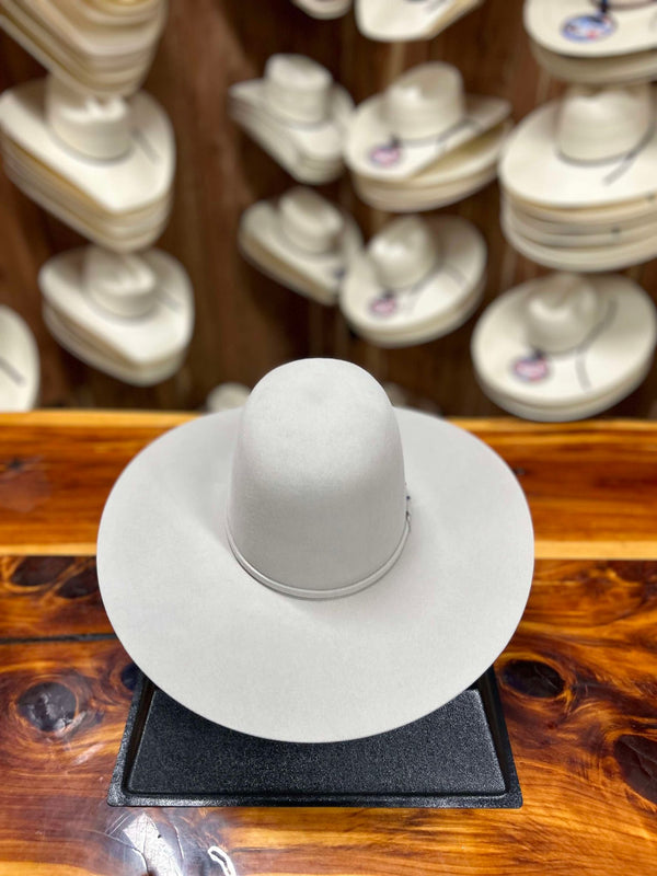 Rodeo King 10X Silver Belly Felt Hat-Felt Cowboy Hats-Rodeo King-Lucky J Boots & More, Women's, Men's, & Kids Western Store Located in Carthage, MO