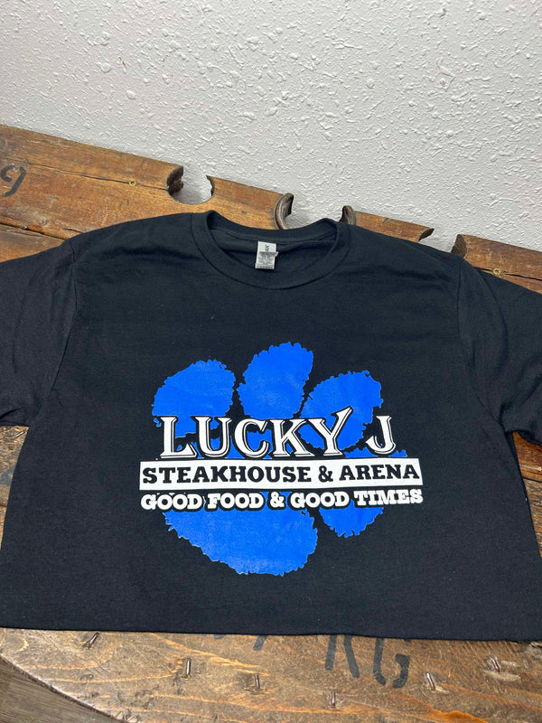 LJ Specialty T-Shirts-Short Sleeves-Embassy-Lucky J Boots & More, Women's, Men's, & Kids Western Store Located in Carthage, MO