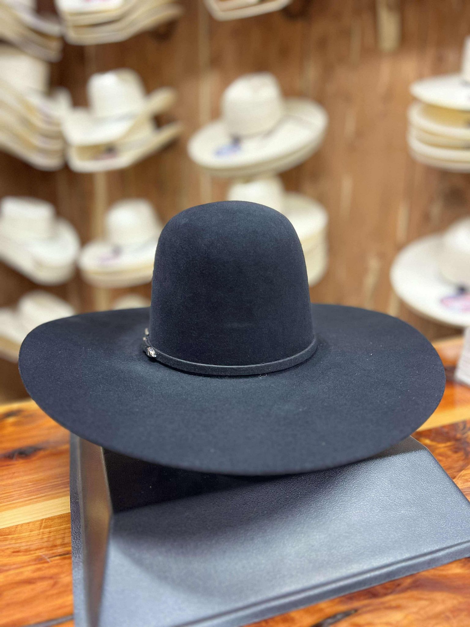 Rodeo King 10X Black Felt Hat-Felt Cowboy Hats-Rodeo King-Lucky J Boots & More, Women's, Men's, & Kids Western Store Located in Carthage, MO