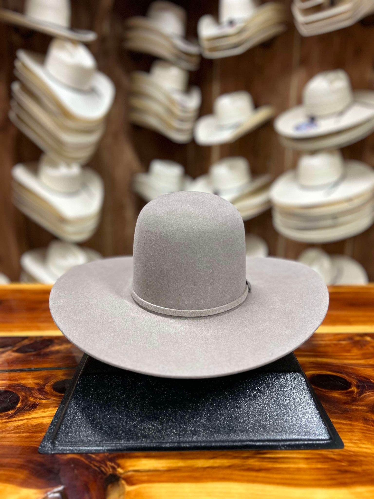 Rodeo King 100X Natural Felt Hat-Felt Cowboy Hats-Rodeo King-Lucky J Boots & More, Women's, Men's, & Kids Western Store Located in Carthage, MO