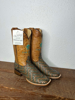 Women's Tin Haul Laced Horse Boot-Women's Boots-Tin Haul-Lucky J Boots & More, Women's, Men's, & Kids Western Store Located in Carthage, MO