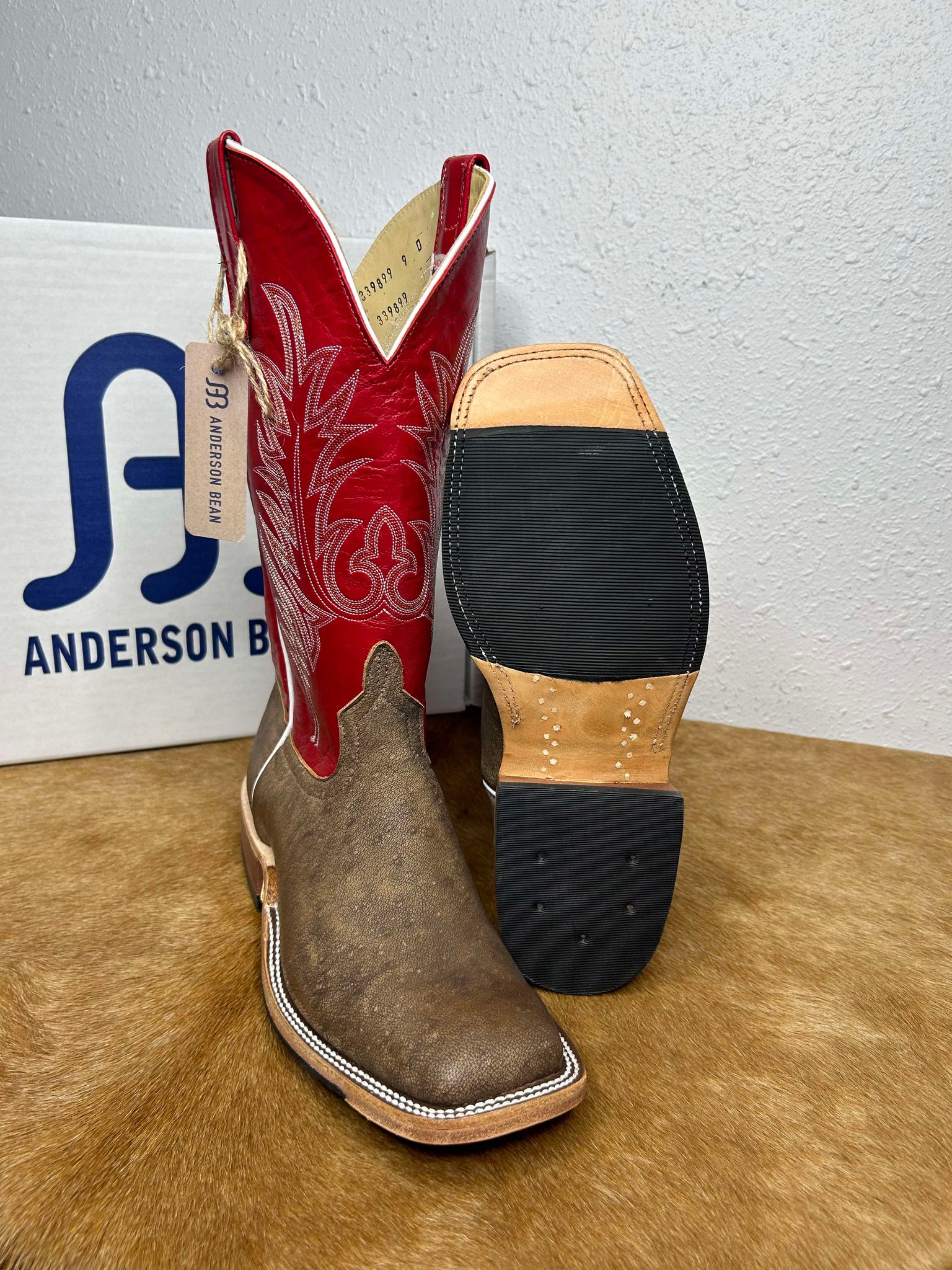 Men's Anderson Bean Eastwood Camel & Tristan Kidskin Boots-Men's Boots-Anderson Bean-Lucky J Boots & More, Women's, Men's, & Kids Western Store Located in Carthage, MO