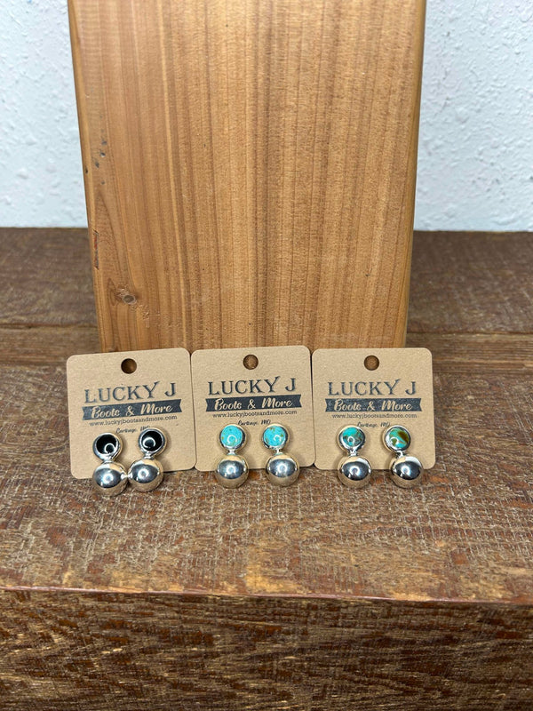 Odessa Earrings-Earrings-LJ Turquoise-Lucky J Boots & More, Women's, Men's, & Kids Western Store Located in Carthage, MO