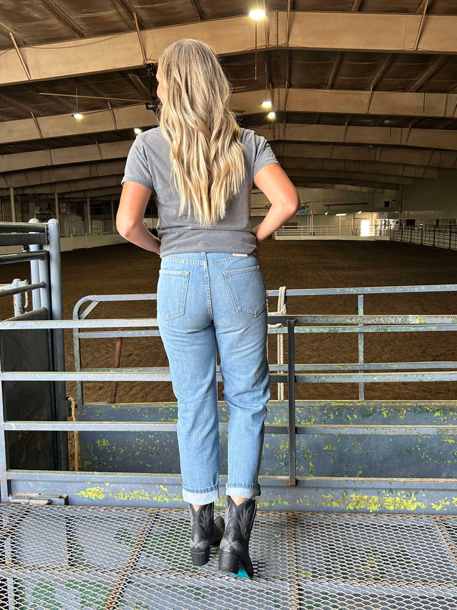 Women's Ariat Chelsea Ultra High Rise Tomboy Jeans-Women's Denim-Ariat-Lucky J Boots & More, Women's, Men's, & Kids Western Store Located in Carthage, MO