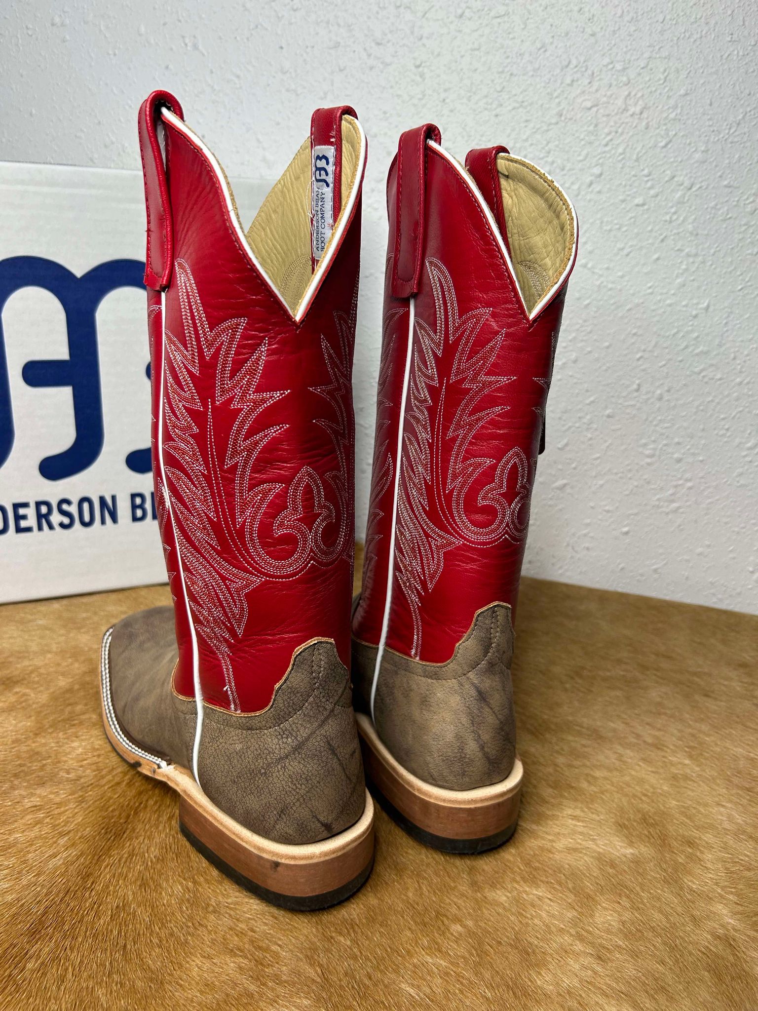 Women's Anderson Bean Eastwood Camel & Tristan Kidskin Boots-Women's Boots-Anderson Bean-Lucky J Boots & More, Women's, Men's, & Kids Western Store Located in Carthage, MO