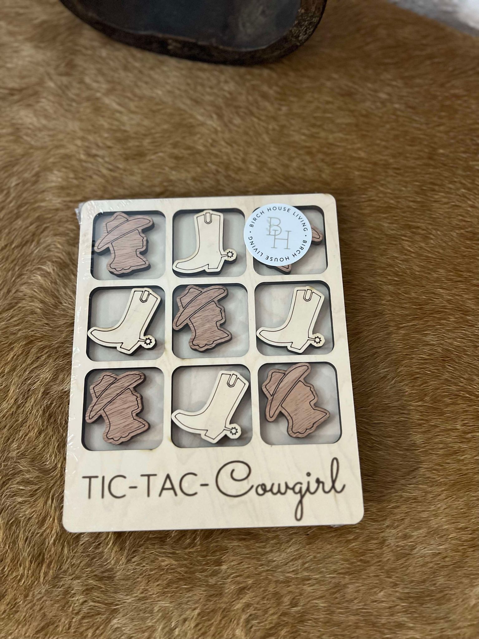 Kids Tic-Tac-Toe Boards-Toys-Birch House Living-Lucky J Boots & More, Women's, Men's, & Kids Western Store Located in Carthage, MO