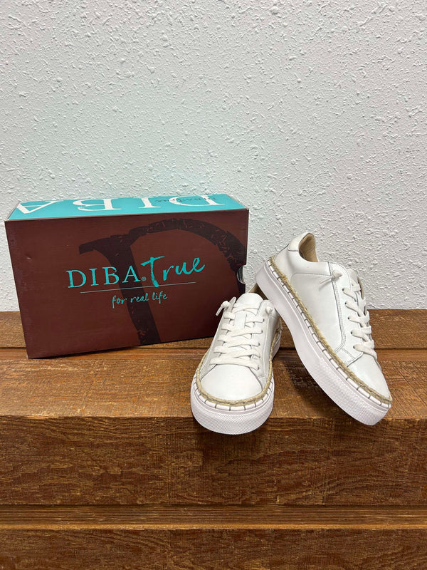 Diba True Em Bellish Shoes in White-Women's Casual Shoes-Diba True-Lucky J Boots & More, Women's, Men's, & Kids Western Store Located in Carthage, MO