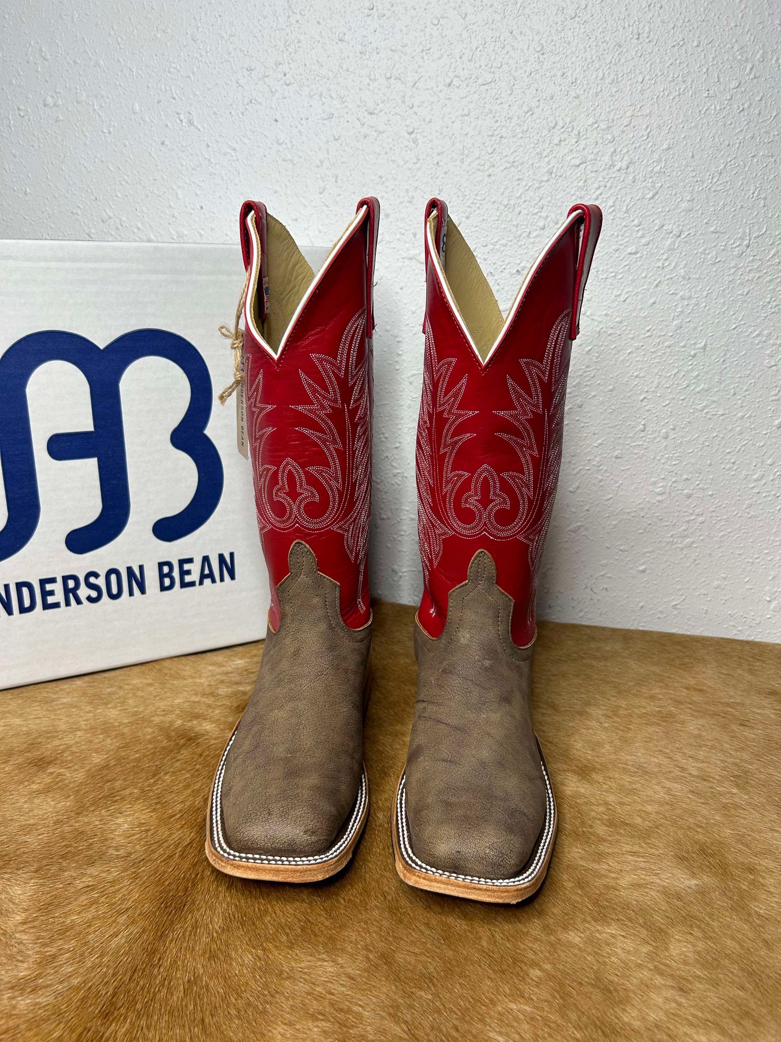 Women's Anderson Bean Eastwood Camel & Tristan Kidskin Boots-Women's Boots-Anderson Bean-Lucky J Boots & More, Women's, Men's, & Kids Western Store Located in Carthage, MO