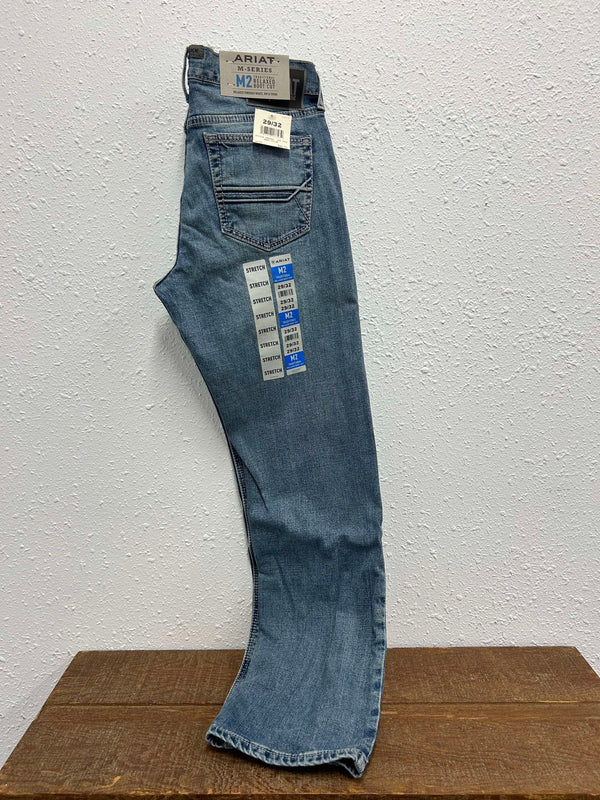 Men's Ariat M2 Pacer Traditional Relaxed Boot Cut Jeans-Men's Denim-Ariat-Lucky J Boots & More, Women's, Men's, & Kids Western Store Located in Carthage, MO