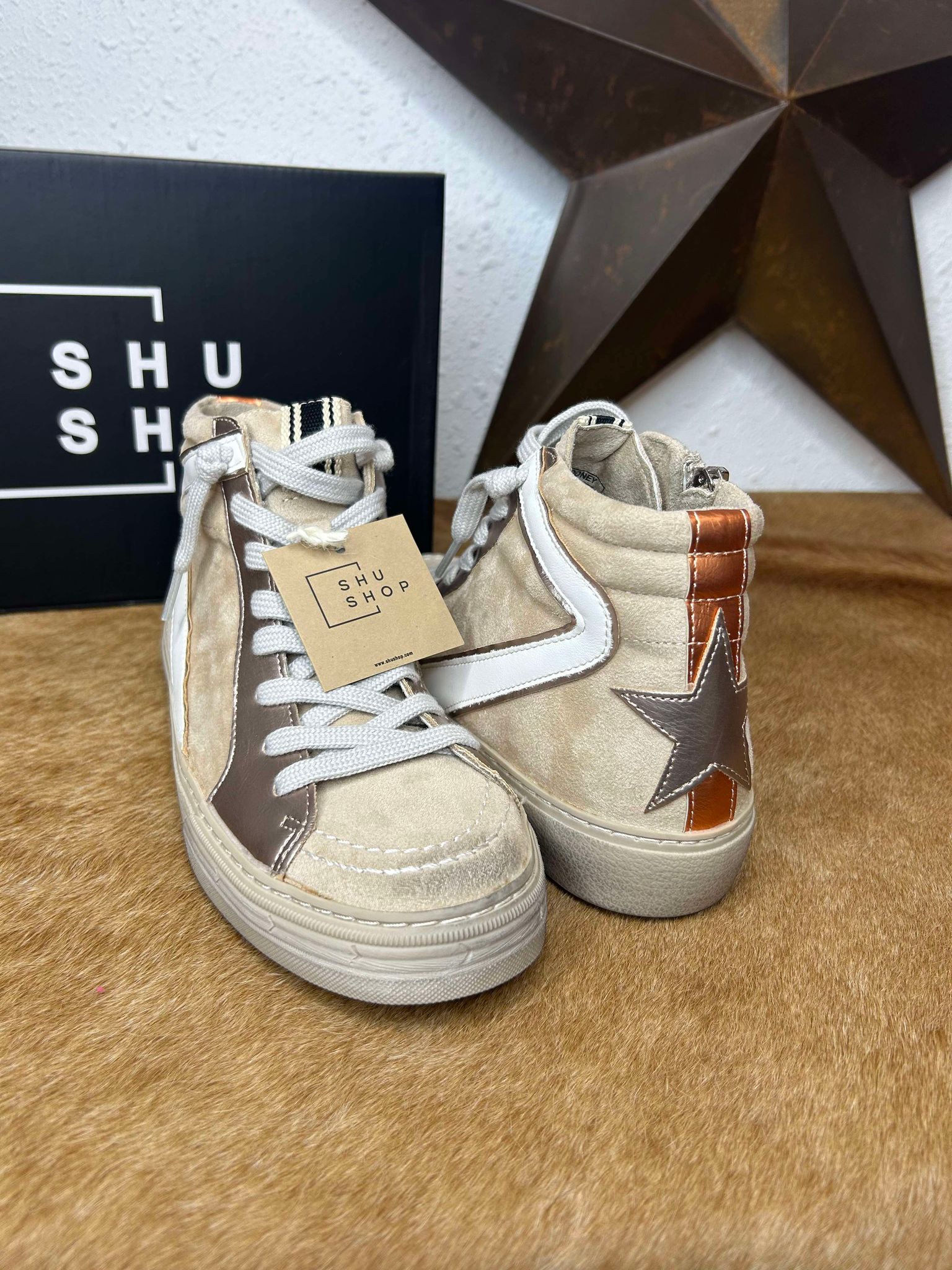 Women's Shu Shop Rooney in Beige Suede Shoes-Women's Casual Shoes-Shu Shop-Lucky J Boots & More, Women's, Men's, & Kids Western Store Located in Carthage, MO