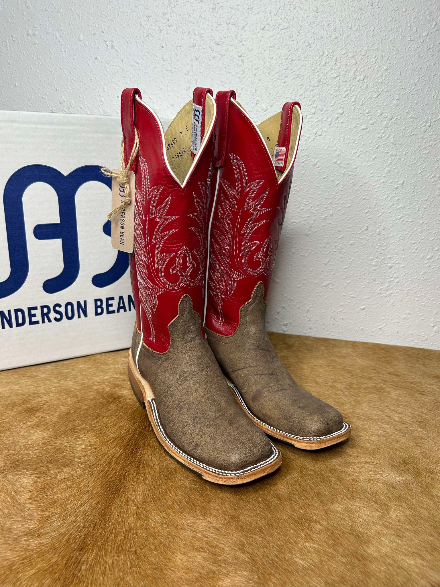 Women's Anderson Bean Eastwood Camel & Tristan Kidskin Boots-Women's Boots-Anderson Bean-Lucky J Boots & More, Women's, Men's, & Kids Western Store Located in Carthage, MO