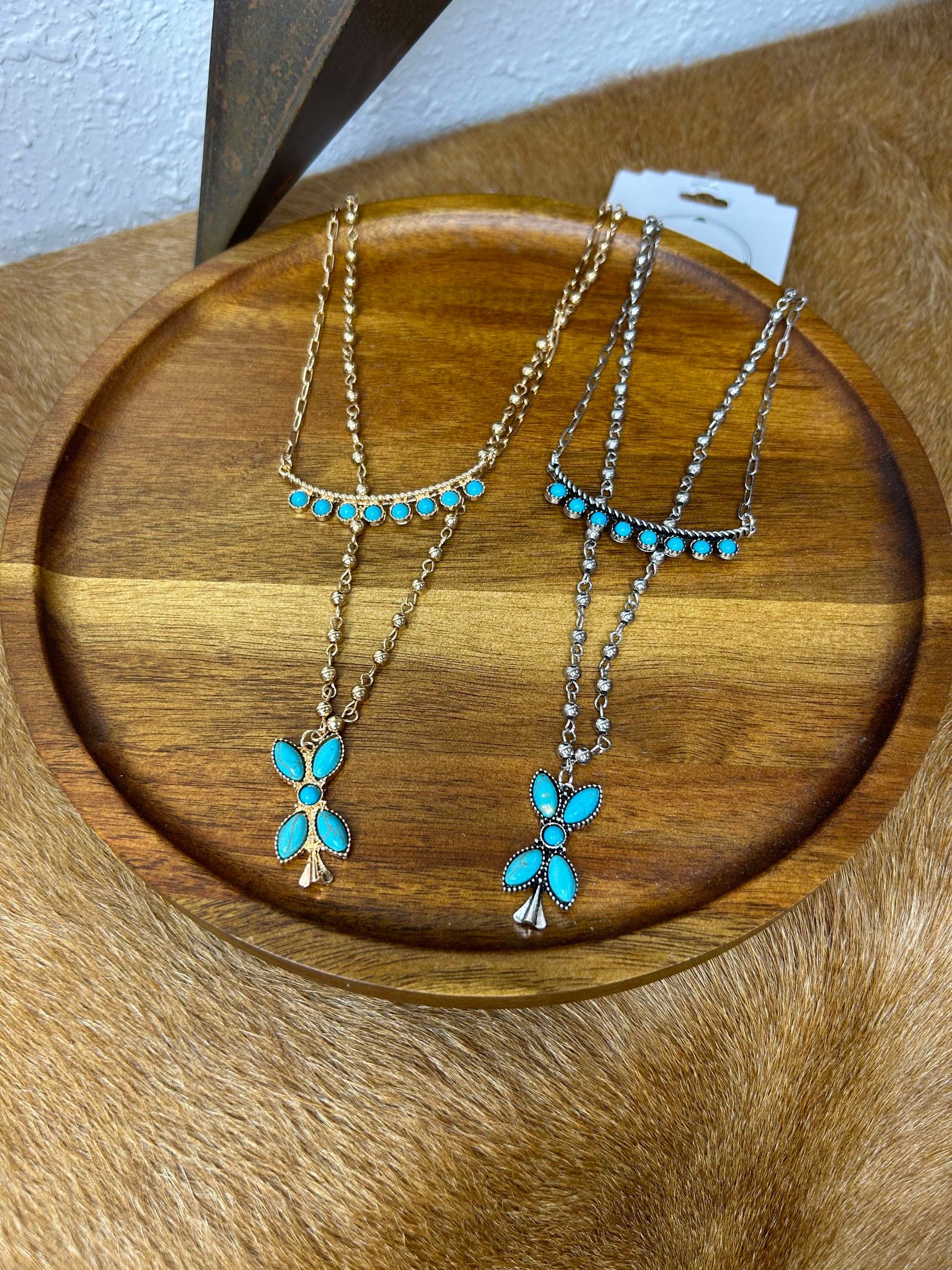 N1509 Layered Necklace-Necklaces-WEST & CO-Lucky J Boots & More, Women's, Men's, & Kids Western Store Located in Carthage, MO