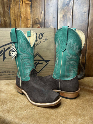 Men's Fenoglio Chocolate Fuji Roughout Boot-Men's Boots-Fenoglio Boots-Lucky J Boots & More, Women's, Men's, & Kids Western Store Located in Carthage, MO