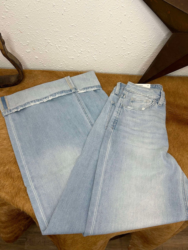 Flying Monkey Jade Baggy Wide Leg Jeans-Women's Denim-Flying Monkey-Lucky J Boots & More, Women's, Men's, & Kids Western Store Located in Carthage, MO