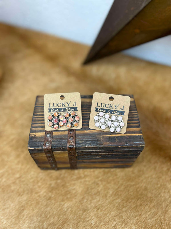 Saylor Earrings-Earrings-LJ Turquoise-Lucky J Boots & More, Women's, Men's, & Kids Western Store Located in Carthage, MO