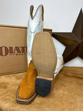 Men's Olathe Rust Mesquite Crazyhorse Boot-Men's Boots-Olathe-Lucky J Boots & More, Women's, Men's, & Kids Western Store Located in Carthage, MO