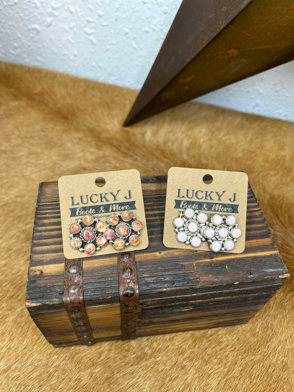 Saylor Earrings-Earrings-LJ Turquoise-Lucky J Boots & More, Women's, Men's, & Kids Western Store Located in Carthage, MO