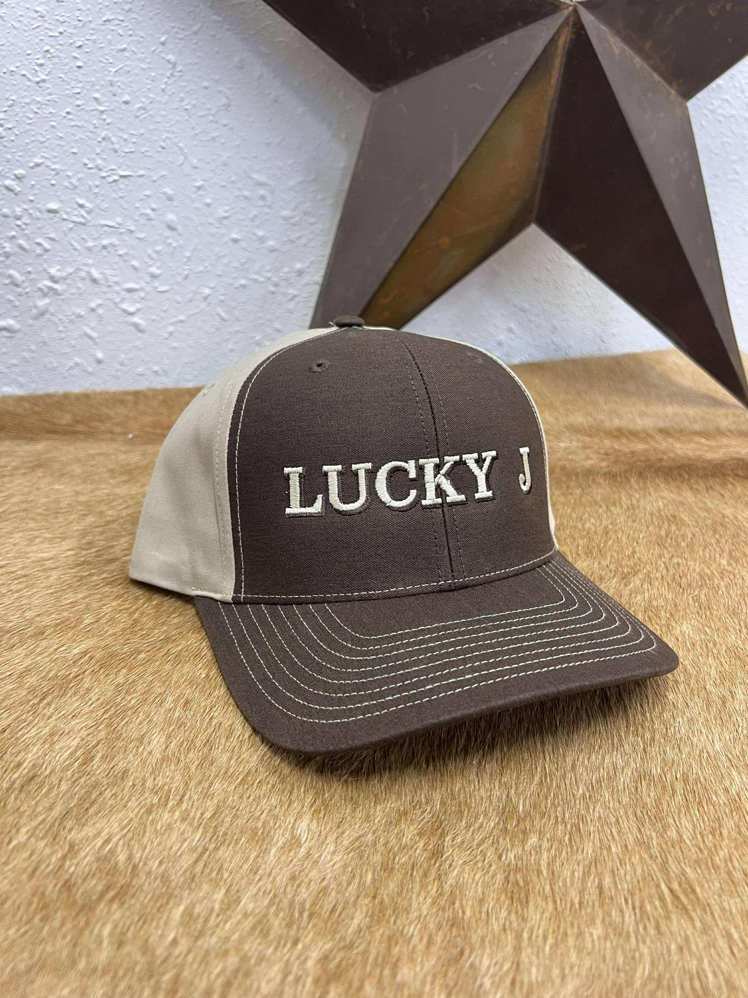 LJ Caps 312 Twill Back-Caps-Embassy-Lucky J Boots & More, Women's, Men's, & Kids Western Store Located in Carthage, MO