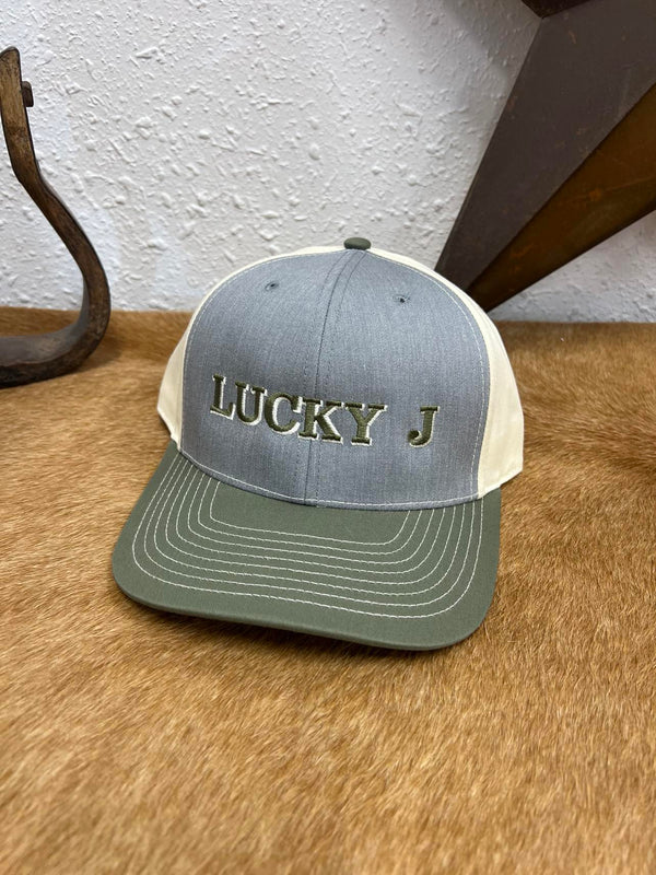 LJ Caps 312 Twill Back-Caps-Embassy-Lucky J Boots & More, Women's, Men's, & Kids Western Store Located in Carthage, MO