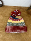 C.C Cable Color Block Pom Beanie-Beanie/Gloves-C.C Beanies-Lucky J Boots & More, Women's, Men's, & Kids Western Store Located in Carthage, MO