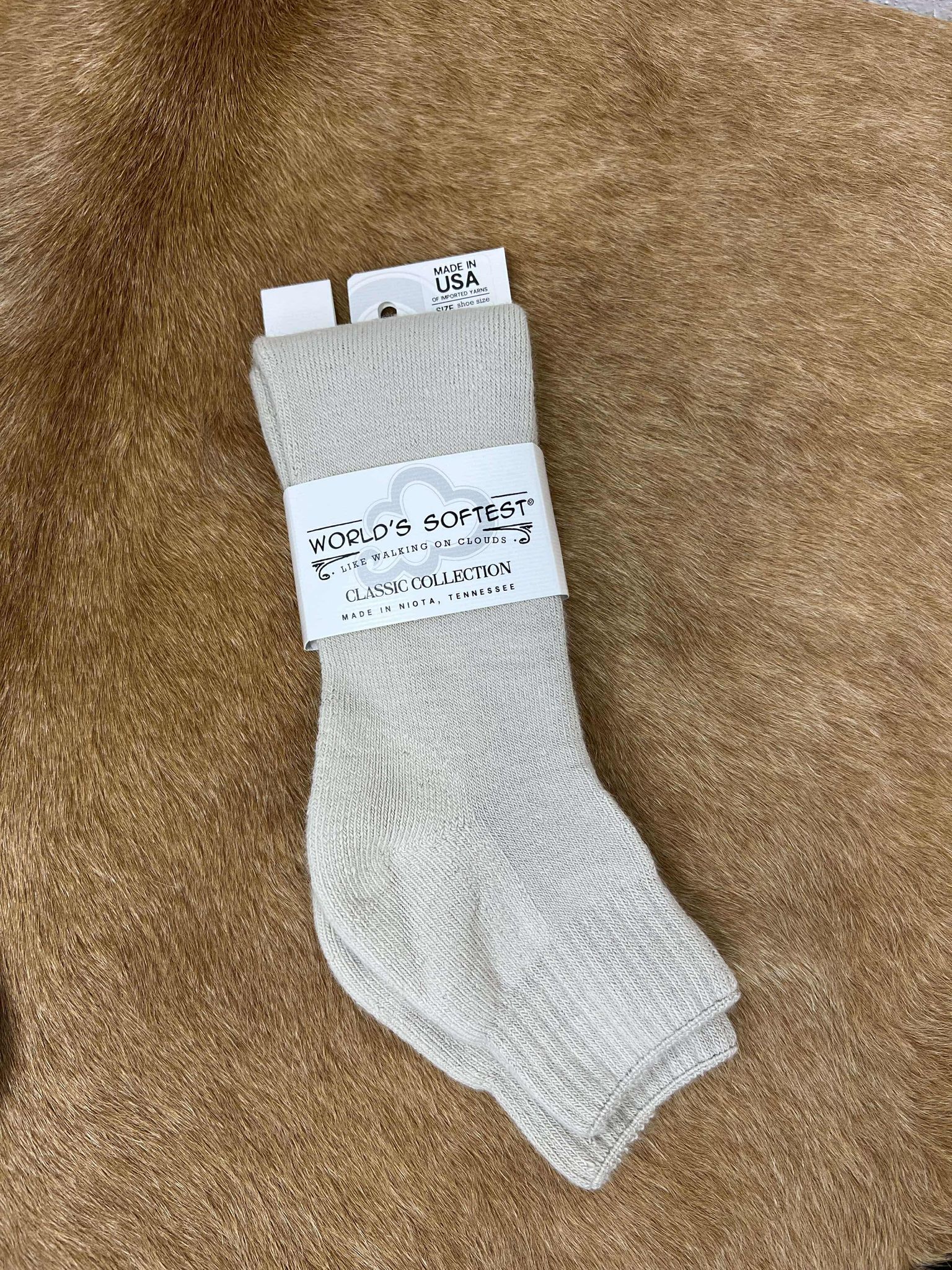 W1041 Ankle Sock-Socks-World's Softest Socks-Lucky J Boots & More, Women's, Men's, & Kids Western Store Located in Carthage, MO