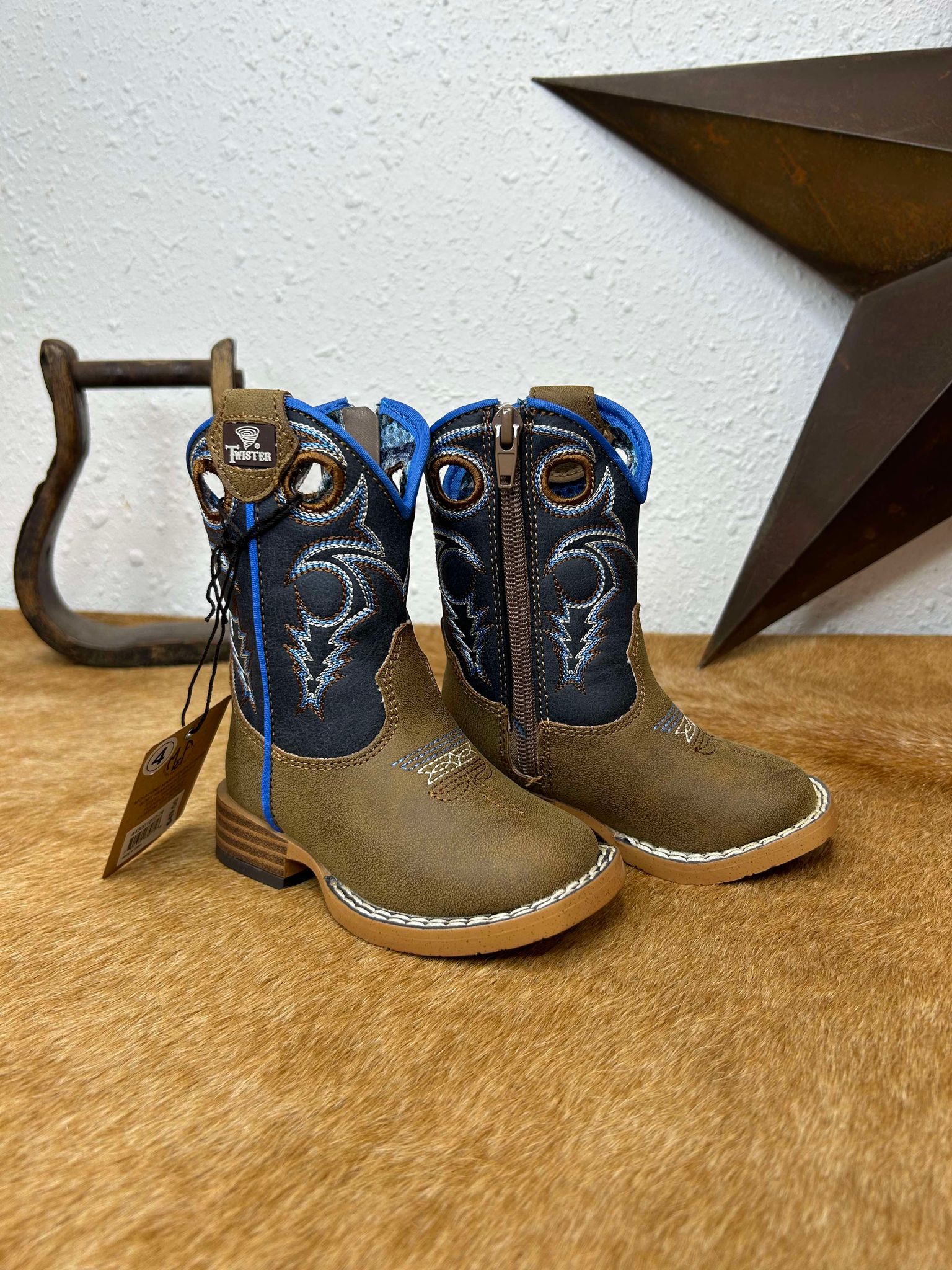 Twister Ben Toddler Boots-Kids Boots-M & F Western Products-Lucky J Boots & More, Women's, Men's, & Kids Western Store Located in Carthage, MO